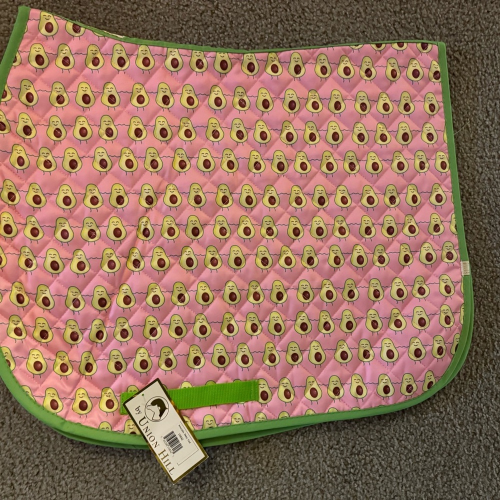 brand new never used lettia avocado baby pad horse size saddle pad